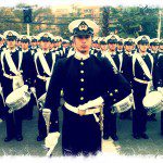 Desfile de la Escuela Naval en Lo Barnechea