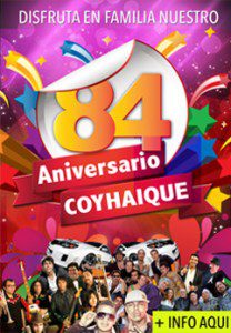 Coyhaique celebrará su 84º Aniversario con Maratón de Bailes Tradicionales 1 aniversario84