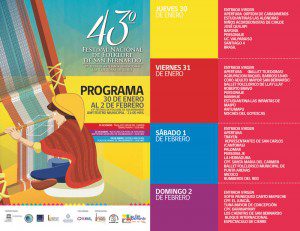 Programa 43 festival del folclore de san bernardo 2014