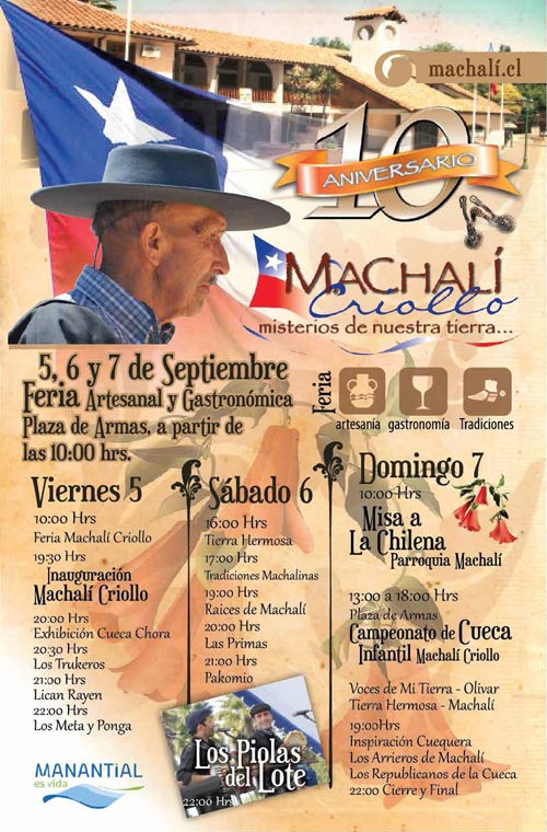 Programa fiesta costumbrista machali criollo identidadyfuturo.cl