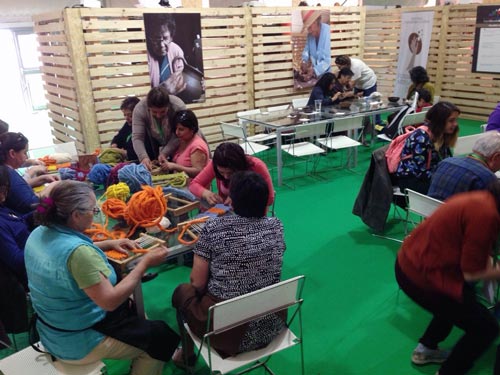 talleres de artesania viva en expomundo rural 2014