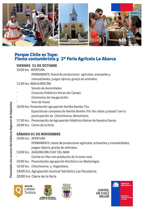 fiesta costumbrista de lo abarca 2014 http://identidadyfuturo.cl