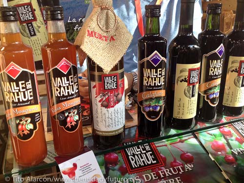 Valle del Rahue licores y vinos de frutos silvestres