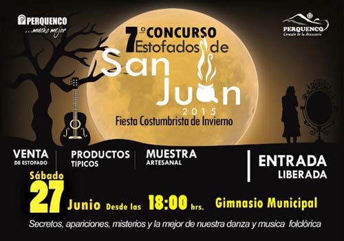 Fiesta Costumbrista Noche de San Juan en Perquenco 1 fiesta costumbrista del estofado de san juan en perquenco 2015