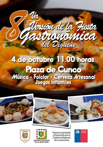 8ª Fiesta Gastronómica del Digueñe en Cunco 1 fiesta del digüeñe en cunco