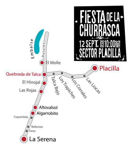 Fiesta de la Churrasca en Placilla, La Serena