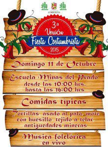fiesta costumbrista de Minas del Prado Coihueco
