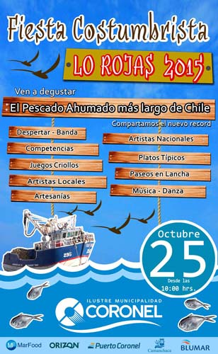 fiesta costumbrista del pescado ahumado en lo rojas coronel