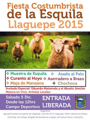 Fiesta Costumbrista de la Esquila Llaguepe, Cochamó