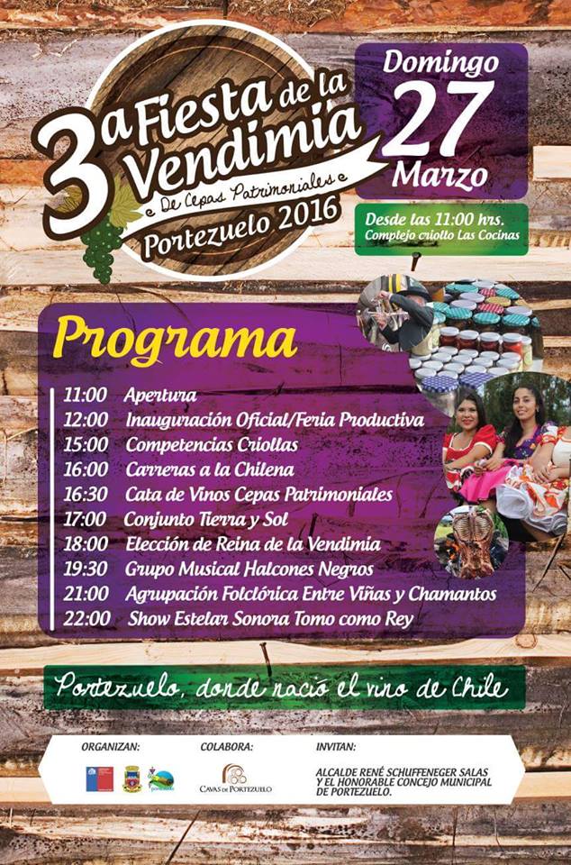 programa fiesta de la vendimia de portezuelo