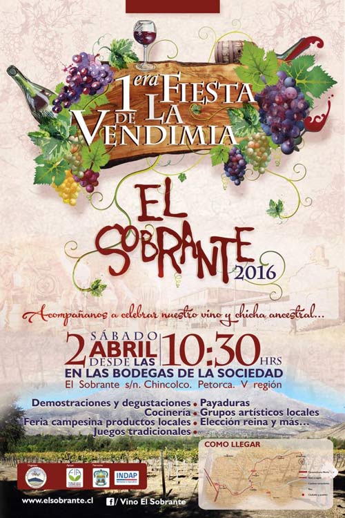 Fiesta de la Vendimia “El Sobrante”, Petorca 1 Fiesta de la Vendimia “El Sobrante”, Petorca