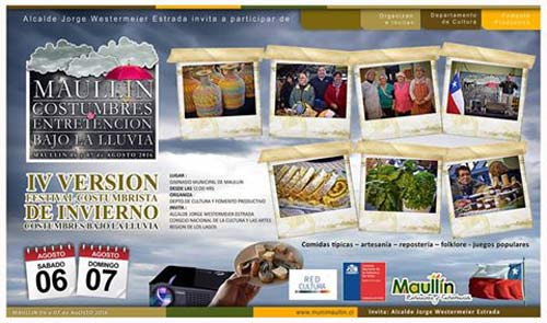 fiesta costumbrista de invierno en maullin