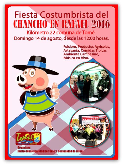 Fiesta Costumbrista del Chancho en Rafael - Tomé 2016