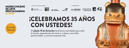 Museo de Arte Precolombino celebrará 35 años con variadas actividades