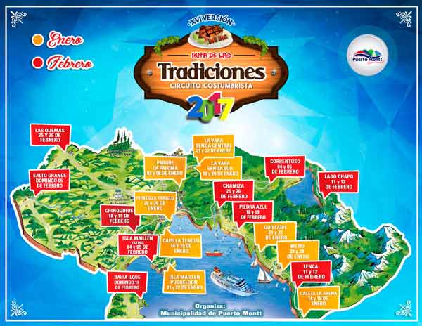Ruta de las Tradiciones 2017 - Fiestas Costumbristas de Puerto Montt 1 fiestas costumbristas de puerto montt 2017