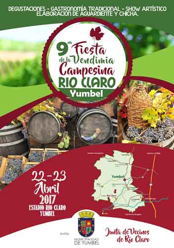 9ª FIESTA DE LA VENDIMIA DE RÍO CLARO, YUMBEL 1 9 FIESTA DE LA VENDIMIA DE RÍO CLARO, YUMBEL 2017