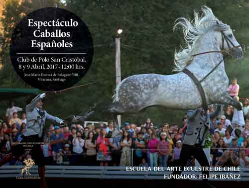 Espectáculo de Caballos Españoles en Club de Polo