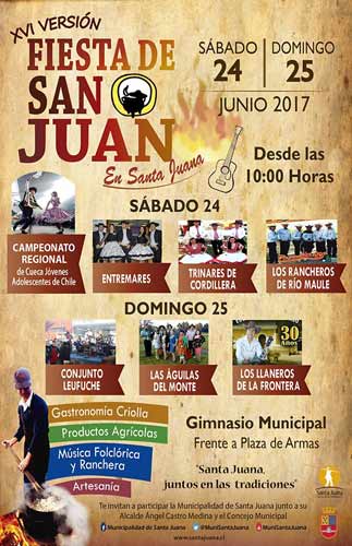 XVI Fiesta de San Juan en Santa Juana 1 XVI Fiesta de San Juan en Santa Juana