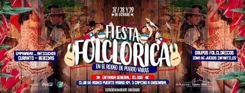 Fiesta Folclórica en Club de Rodeo de Puerto Varas