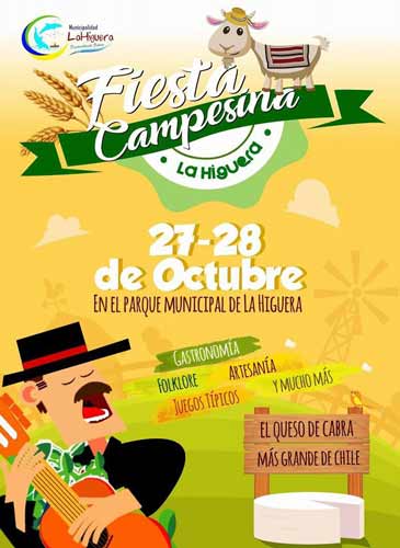 Fiesta Campesina de La Higuera queso de cabra mas grande de chile