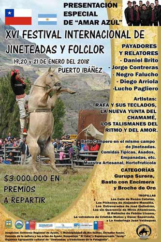 XVI Festival Internacional de Jineteadas y Folclor de Puerto Ibáñez 2018