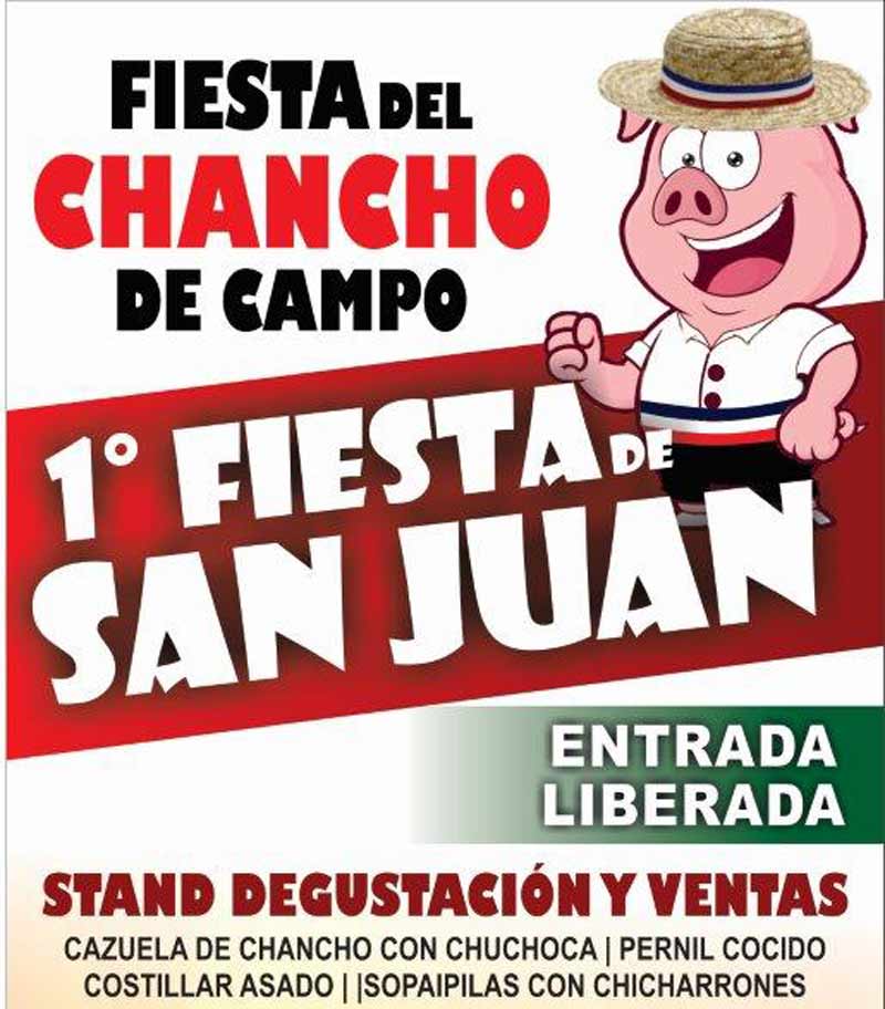 Fiesta del Chancho de Campo y Fiesta de San Juan en Quillón 1 Fiesta del Chancho de Campo y Fiesta de San Juan en Quillón Liucura Bajo