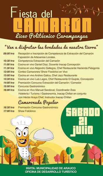 Fiesta del Camarón en Carampangue 2018