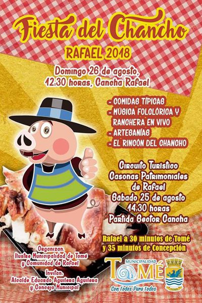 Fiesta Costumbrista del Chancho en Rafael - Tomé 2018 1 fiesta del chancho en rafael 2018 600