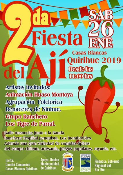 2º fiesta del aji quirihue 2019