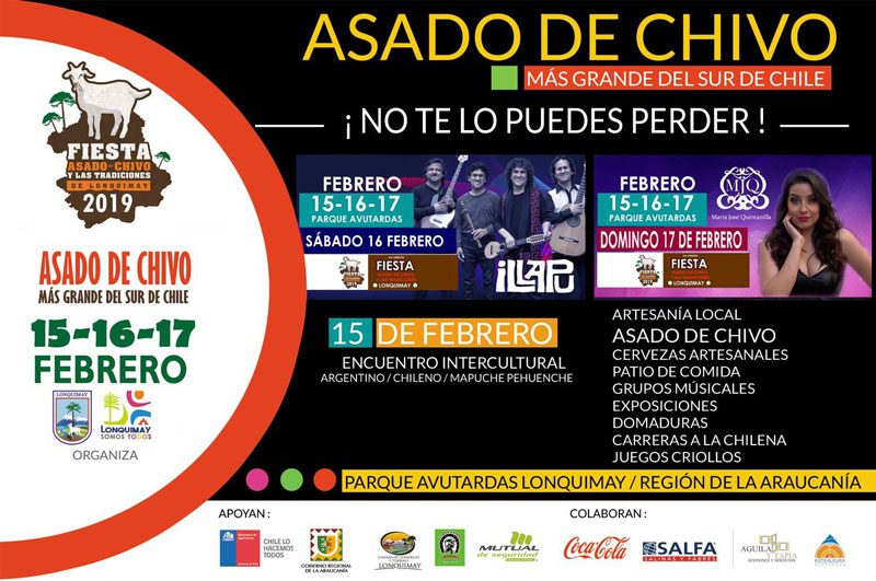 Fiesta Costumbrista del Asado de Chivo en Lonquimay 2019