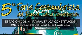 5ª feria costumbrista ramal talca Constitucion