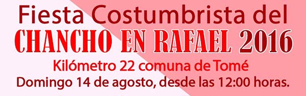 Fiesta Costumbrista del Chancho en Rafael - Tomé 2016