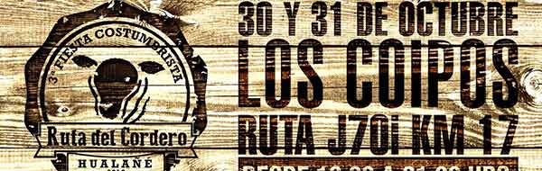 La 3ª Fiesta Costumbrista de la Ruta del Cordero de Hualañé este año se realizará los días 30 y 31 de octubre.