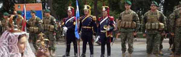Virgen del Carmen Preside Celebración de Bicentenario de la Epopeya Militar Argentino Chilena que selló la Independencia de Chile