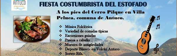 Fiesta Costumbrista del Estofado en Villa Peluca, Antuco