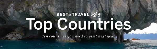 Lonely Planet: Chile es el Destino Nº 1 para Visitar el 2018