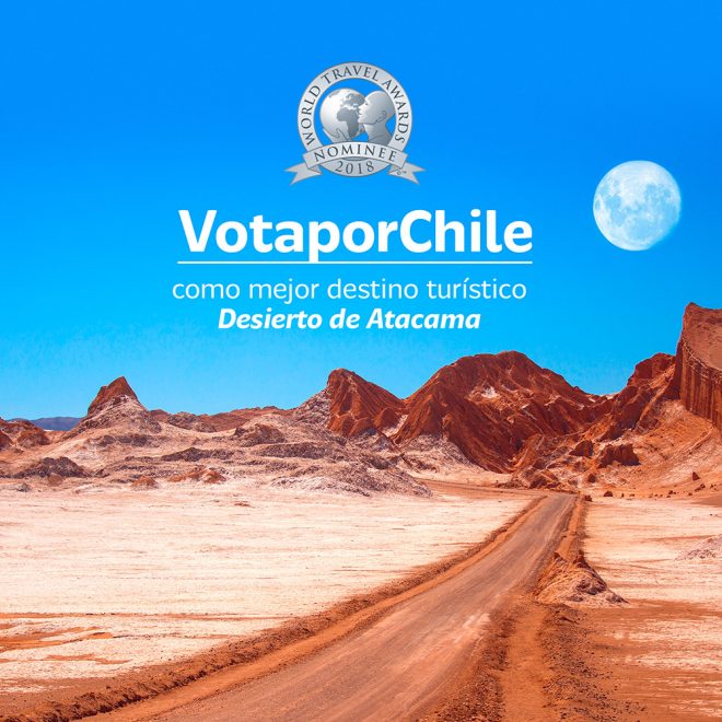 campaña para consolidar a Chile como país líder en los premios más importantes de la industria de viajes