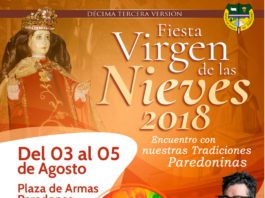 XIIIª Fiesta de la Virgen de las Nieves de Paredones 2018