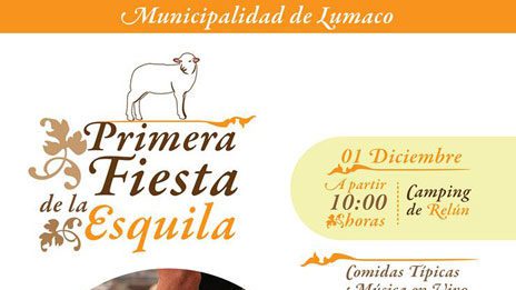 fiesta de la esquila en Lumaco