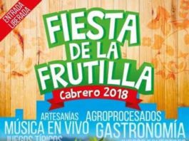 fiesta de la frutilla cabrero 2018