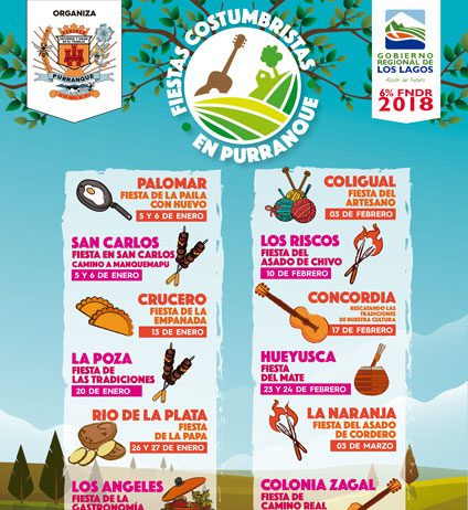 Calendario de Fiestas Costumbristas de Purranque 2019