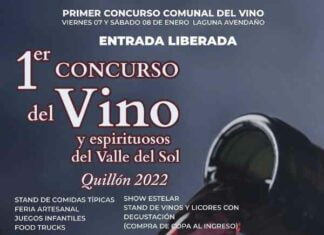 1º Concurso del Vino y Espirituosos del Valle del Sol, Quillón 2022