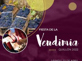 sábado 23 de abril en la Plaza Cívica de Quillón se realizará la Fiesta de la Vendimia de Quillón.