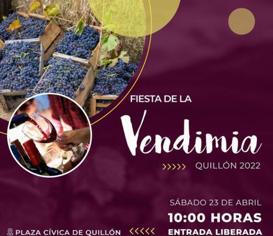 sábado 23 de abril en la Plaza Cívica de Quillón se realizará la Fiesta de la Vendimia de Quillón.