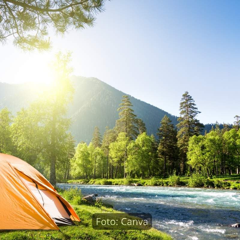 Acampar cerca de santiago