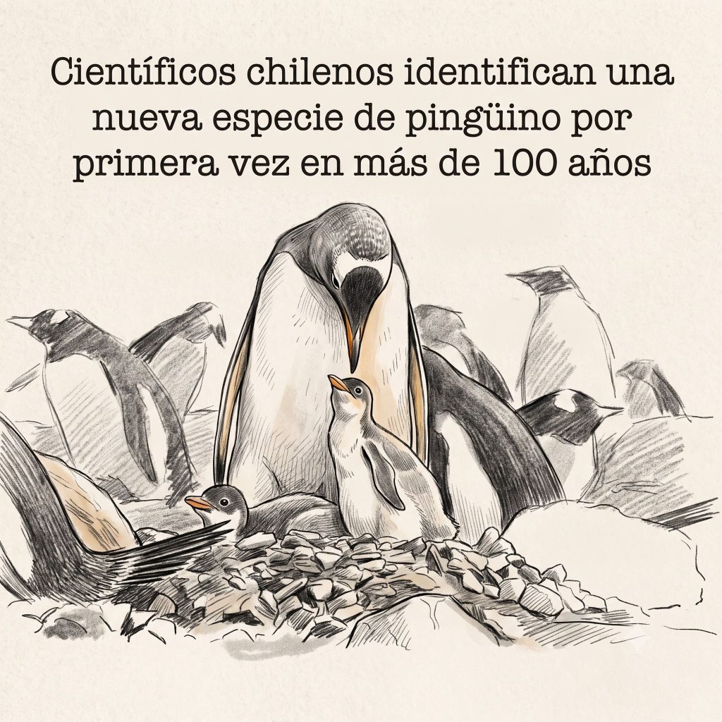 1.Científicos chilenos identifican una nueva especie de pingüino por primera vez en más de 100 años