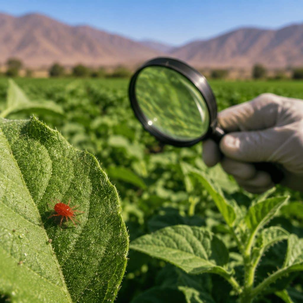 Ácaro depredador hallado en Tarapacá podría reforzar el control biológico de plagas agrícolas