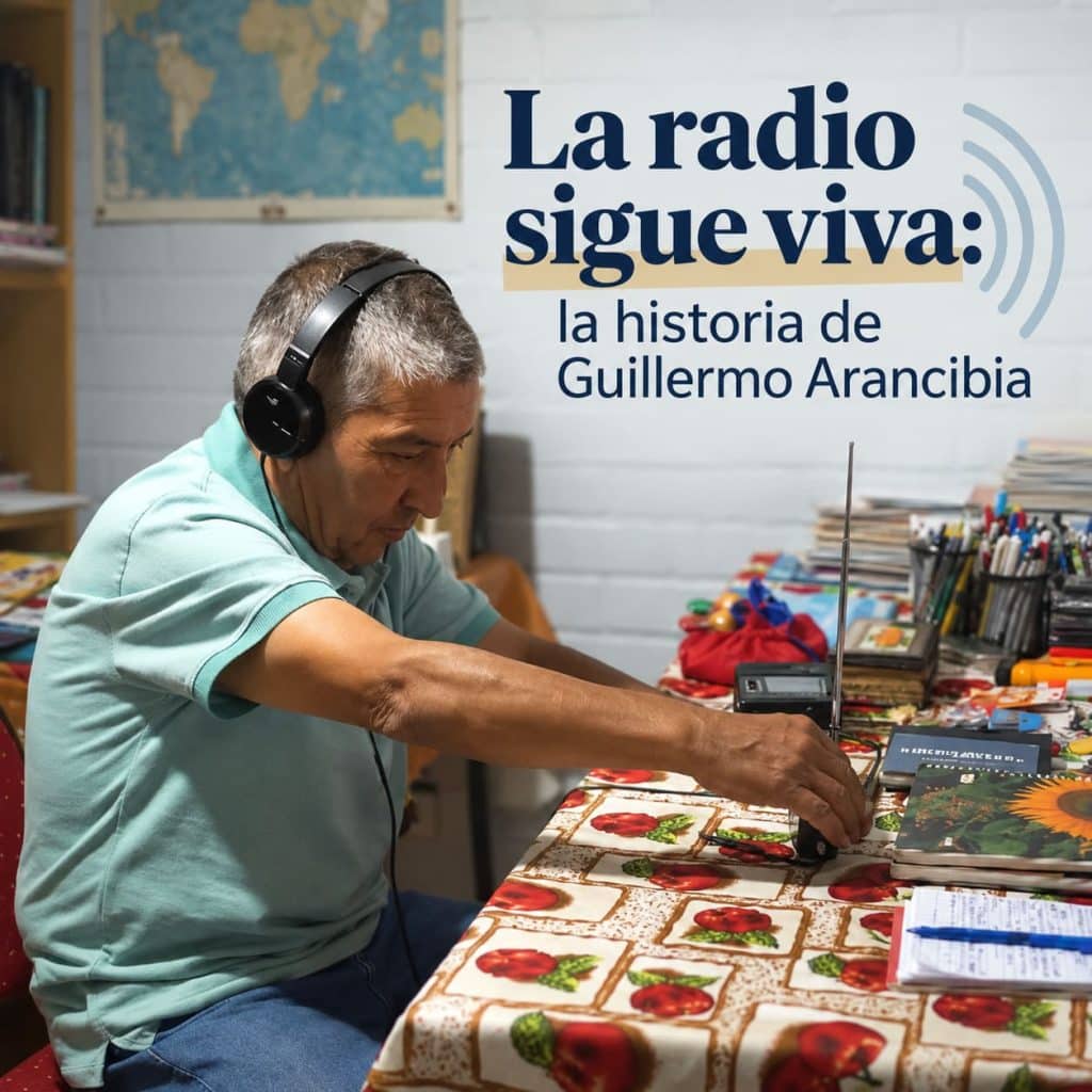 2. JPG La radio sigue viva. Don Guillermo Arancibia